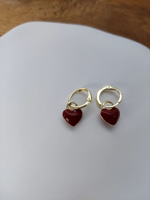 Сережки "Сердечки"