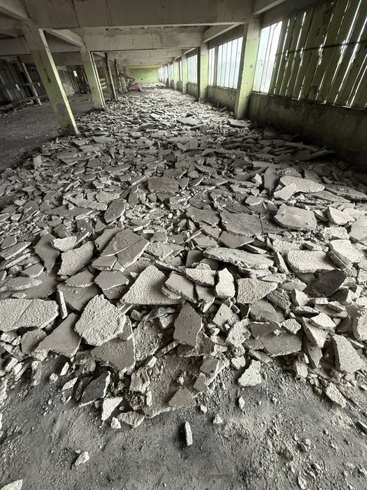 Rozbiórki scian,wylewek