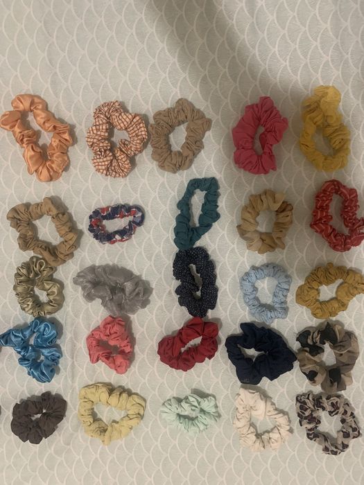 Conjunto de 50 totós de cabelo handmade
