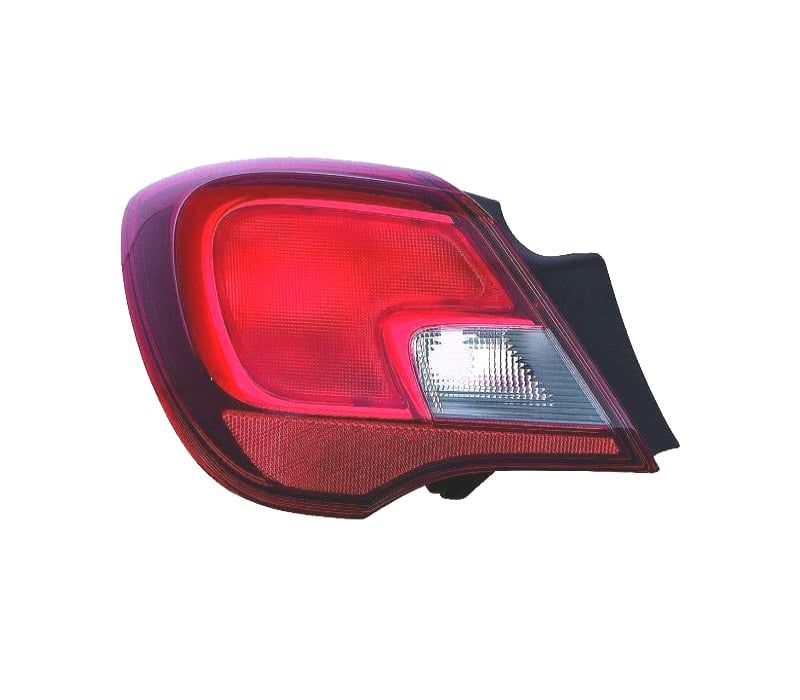 FAROLIM ESQ PARA OPEL CORSA E 3D 15-19 BRANCO VERMELHO