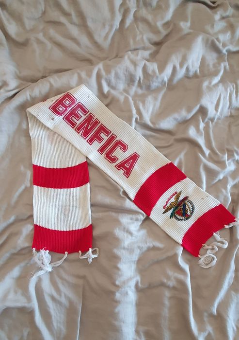 Cachecol Vintage Retro Benfica, anos 80