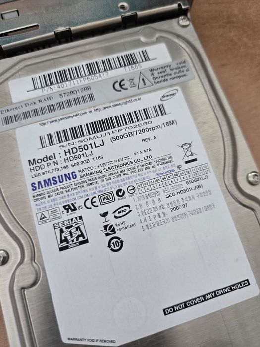 Serwer NAS LaCie Ethernet Disk RAID | 2TB (4x500GB) | 2x Gigabit LAN