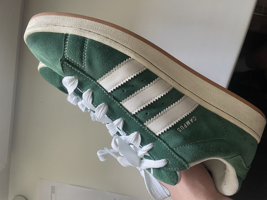 кроссовки adidas campus зеленые