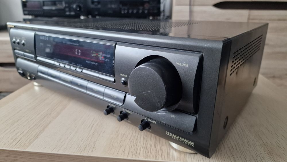 Amplituner  Technics Dolby Pro Logic SA-EX310  sprawny, kable