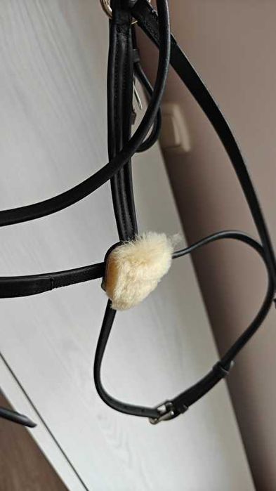 Ogłowie uzda meksykańskie Treadstone Cob czarne