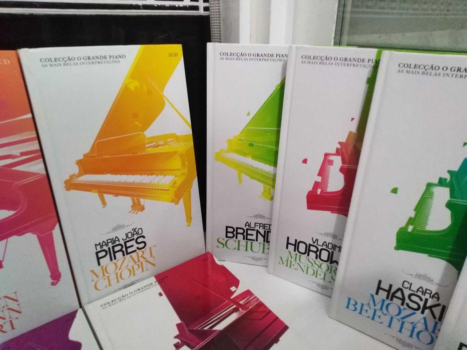 21 Cds duplos com Livro colecção - O Grande Piano Completa.