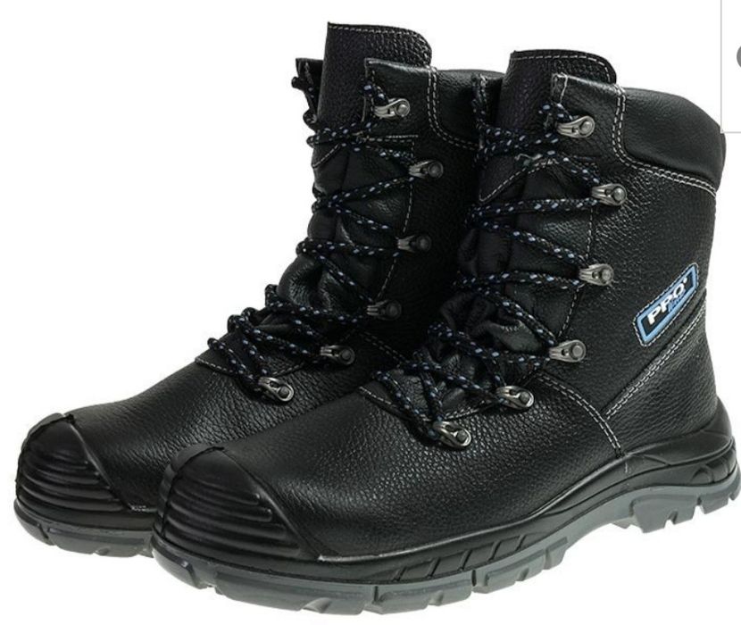 Buty robocze wysoke ,zimowe ,obuwie skórzane, cieple rozmiar 43