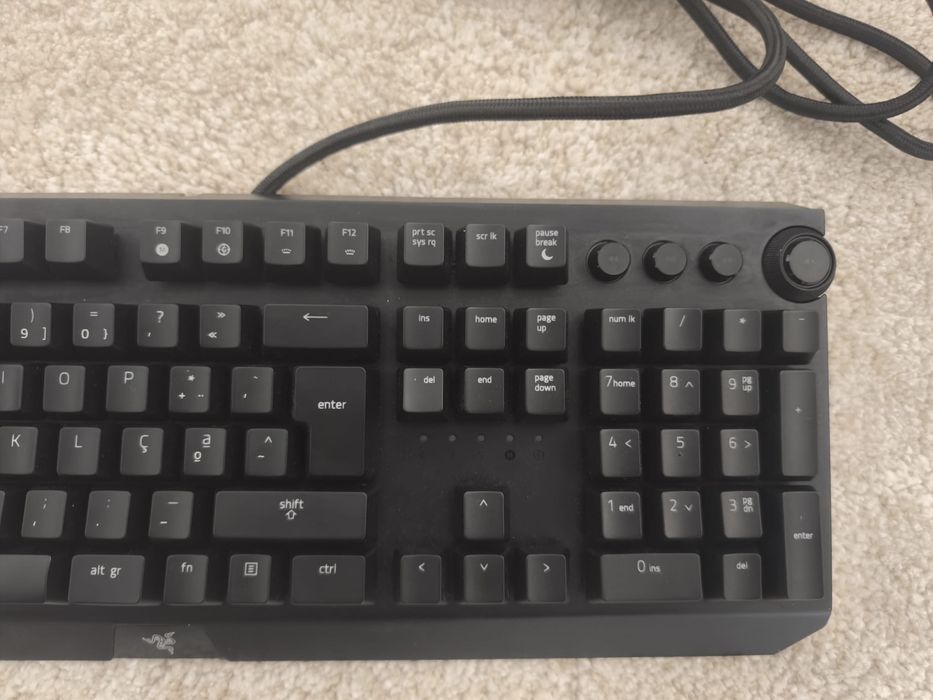 Teclado mecânico Razer blackwidow elite pt - green switches