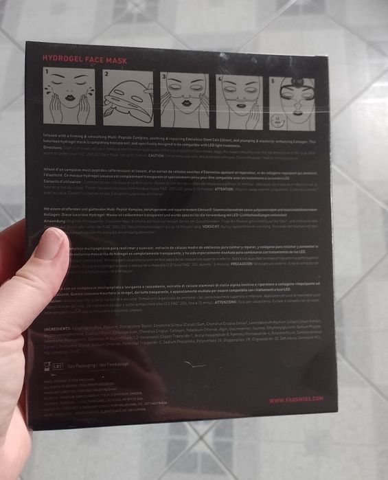 Foreo FAQ™ Glass Skin Collagen Hydrogel Face Mask