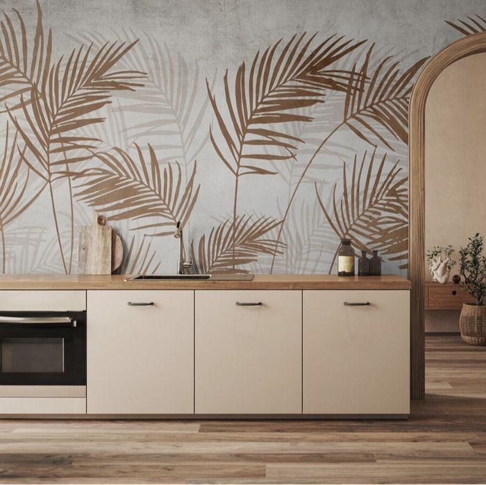 Fototapeta brązowe liście 160x165