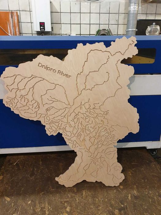 Лазерна та фрезерна різка фанери, акрилу, МДФ, ДВП.