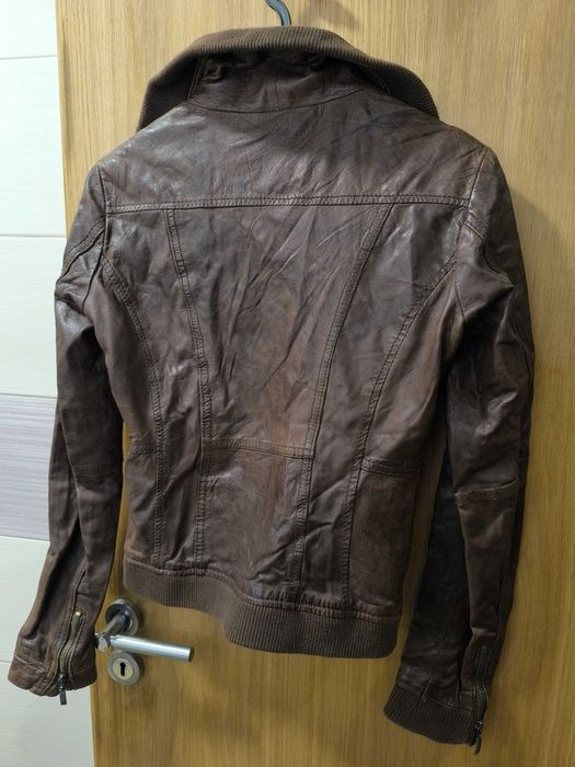 Casaco em pele Bershka Tamanho S