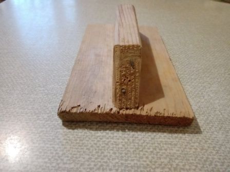 Гладилка штукатурная деревянная 1 шт