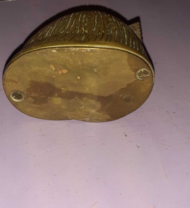 Caracol Bronze Antigo/fita cola