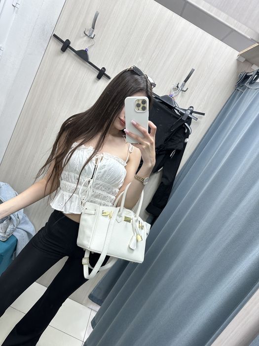 Штани кльош Stradivarius  / лосини кльош з розрізами по боках