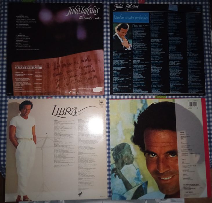 Lote discos de vinil Júlio Iglesias