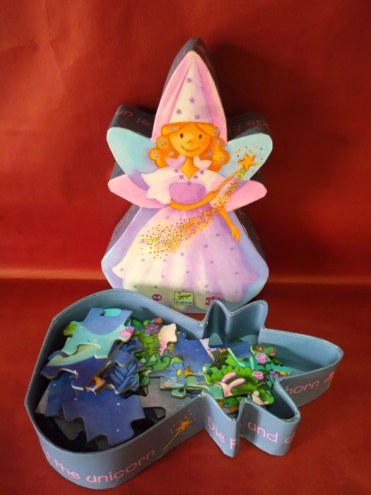 Puzzle plastificado com oferta livro