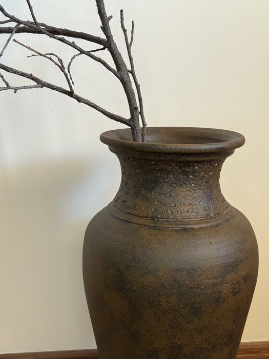 Vaso / jarra de barro 50cm