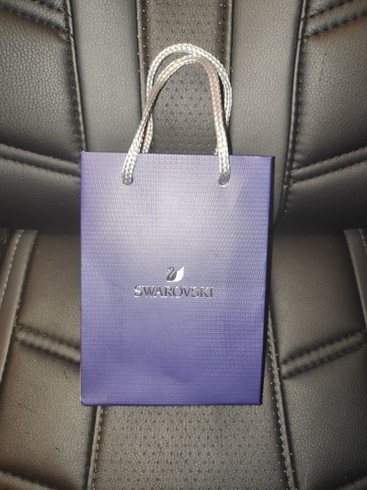 Swarovski naszyjnik łabędź