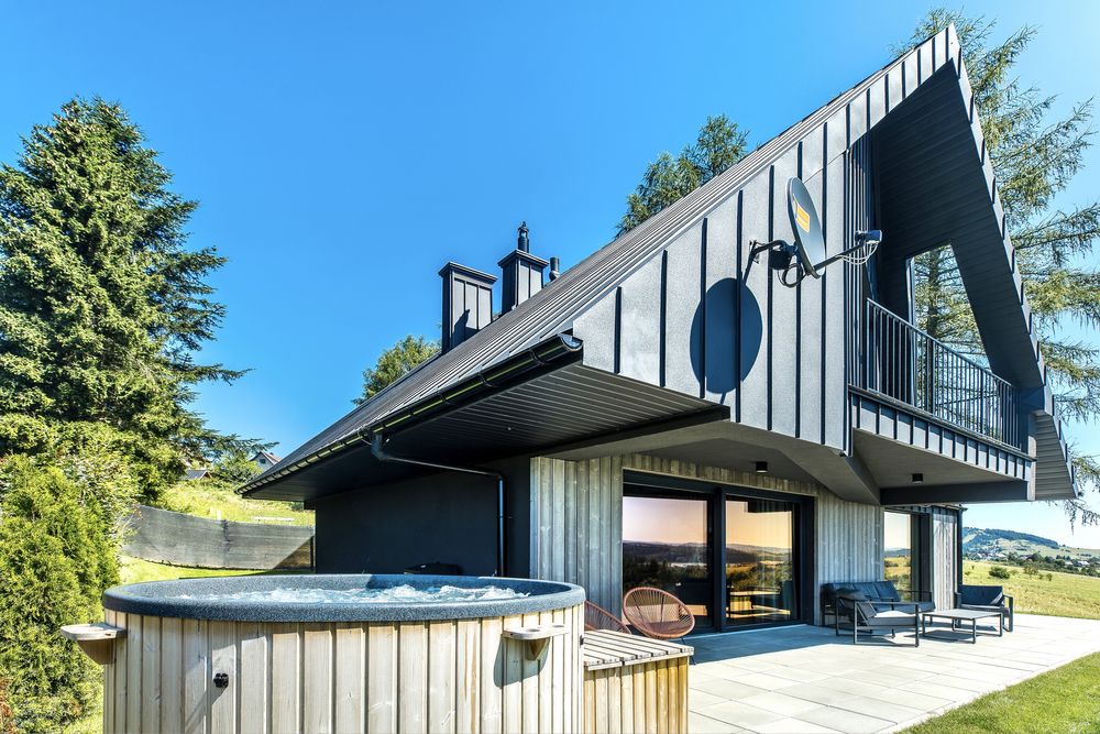 Domki na wynajem nad jeziorem Czorsztyńskim. Balia,Sauna.