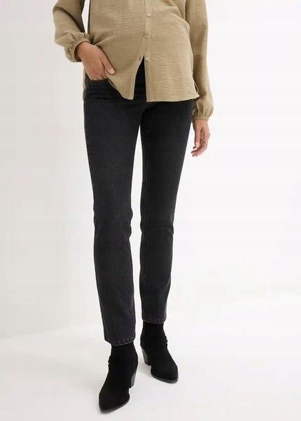 B.P.C ciążowe spodnie jeansowe czarne r.38