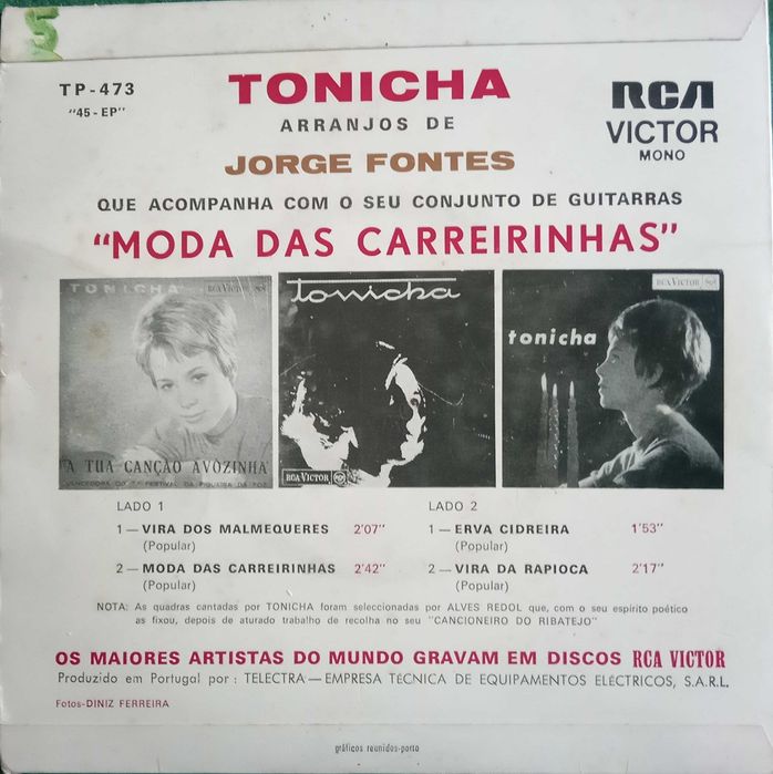 Tonicha	- - - - -	Modas do Ribatejo	- - - - -	EP424781756771880961