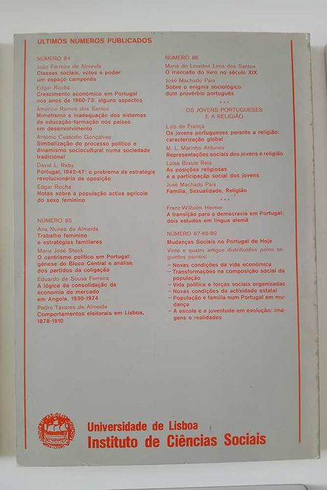Revistas Análise Social - Universidade de Lisboa