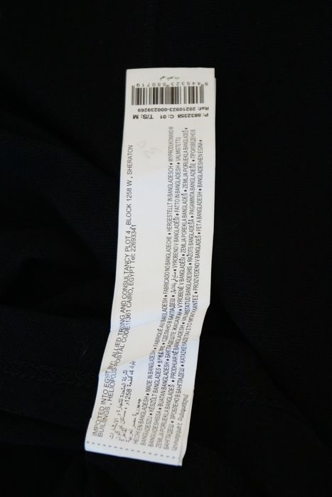 Camisola springfield preta de manga comprida