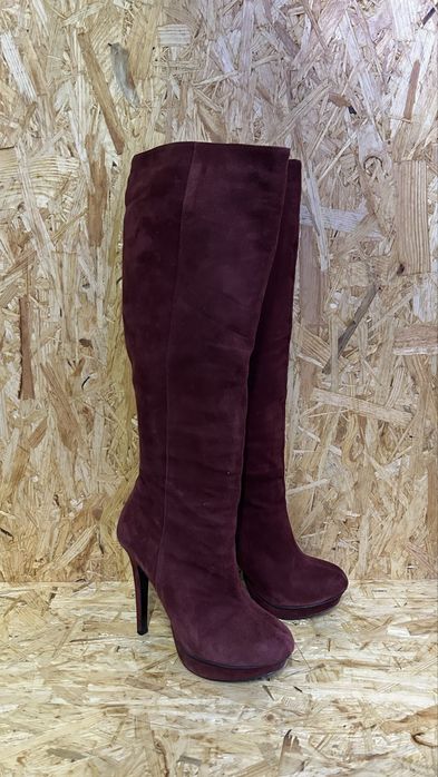 Kozaki skórzane do kolan