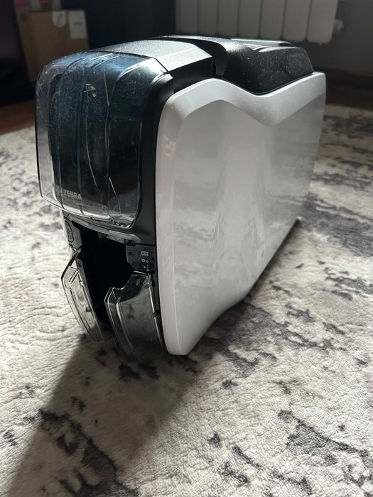 Drukarka kart Zebra ZC100 - jak nowa, sprawna + zestaw (opis)