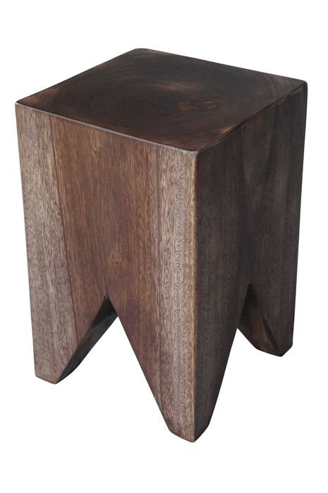 Drewniane siedzisko krzesło taboret kwietnik suar 45 cm lite drewno