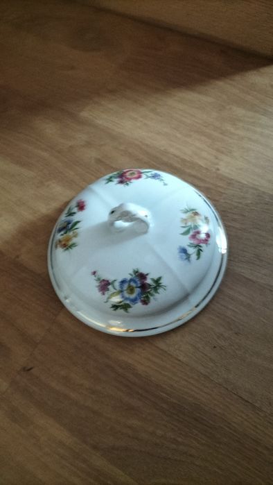 Sopeira de Porcelana Decorativa Floral