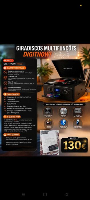 Gira discos 130€. Oportunidades