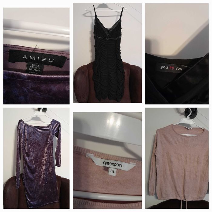 Mega paka 30 ubrań damskich mix stanów do przeróbek odsprzedaży