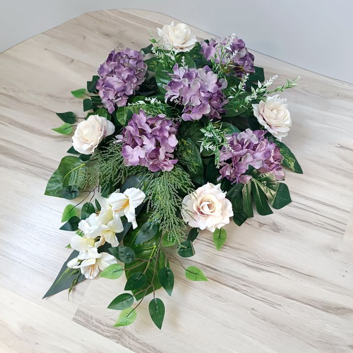 Komplet wiązanka stroik na grób cmentarz