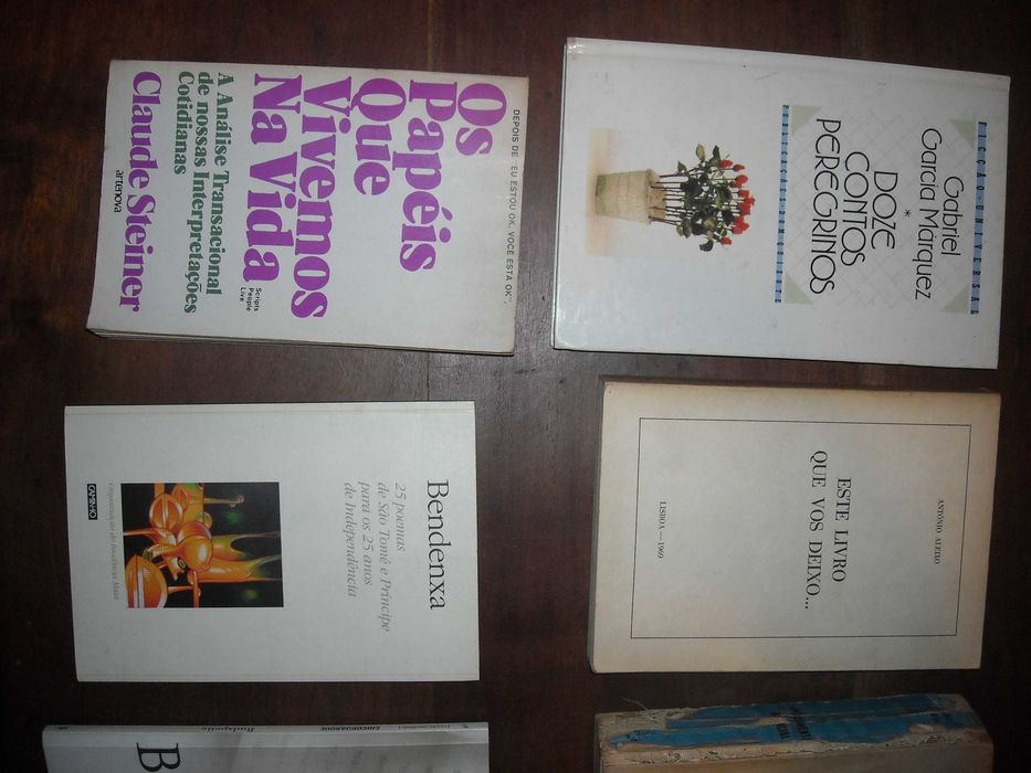 Livros Garcia Marquez, Aleixo, Buarque, Steiner, Latil, S. Tome