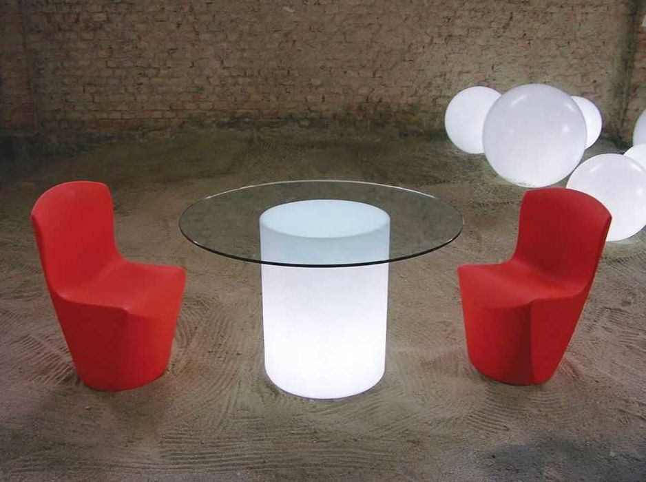 Mobiliario led rgb com iluminação