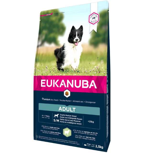 Eukanuba Adult Small & Medium Borrego 15+3kg- ENVIOS GRÁTIS