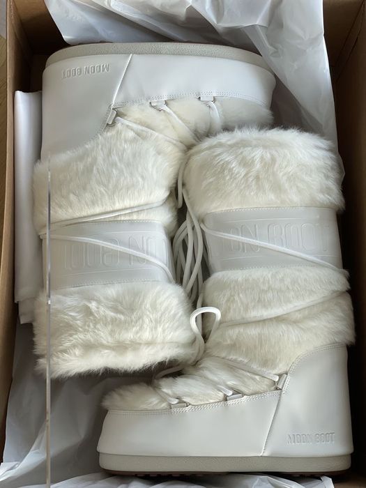 Оригінал Зимові чоботи Moon Boot MB ICON LOW FAUX FUR