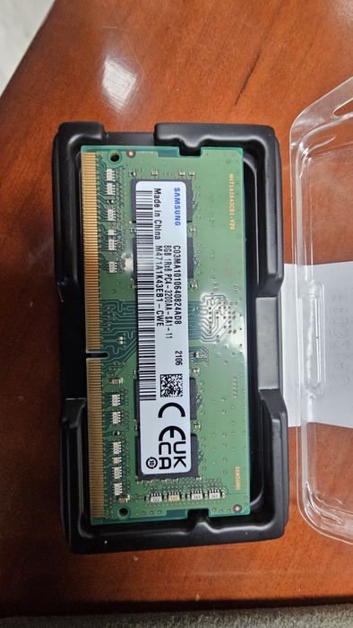 Memória RAM Samsung 8GB DDR4 3200MHz SO-DIMM para Portátil