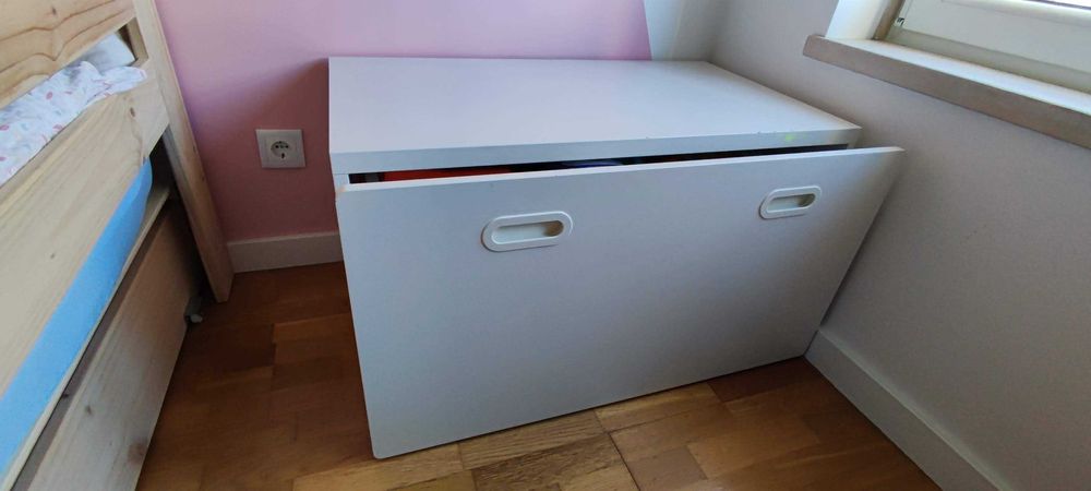 Móvel c/arrumação p/brinquedos Branco