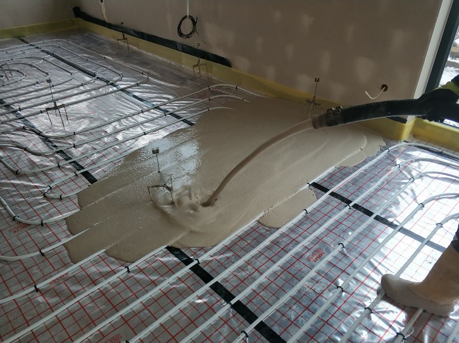 Posadzka anhydrytowa - na ogrzewanie podłogowe HOLCIM AGILIA SOLS A