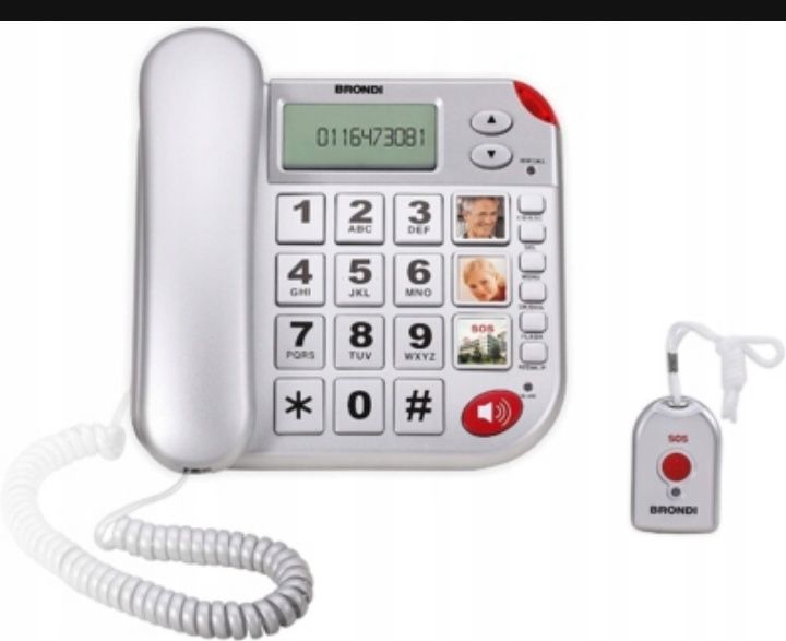 Telefon dla seniora BRONDI SUPER BRAVO PLUS