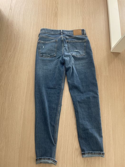 Jeansy Slim Boyfriend Bershka 32