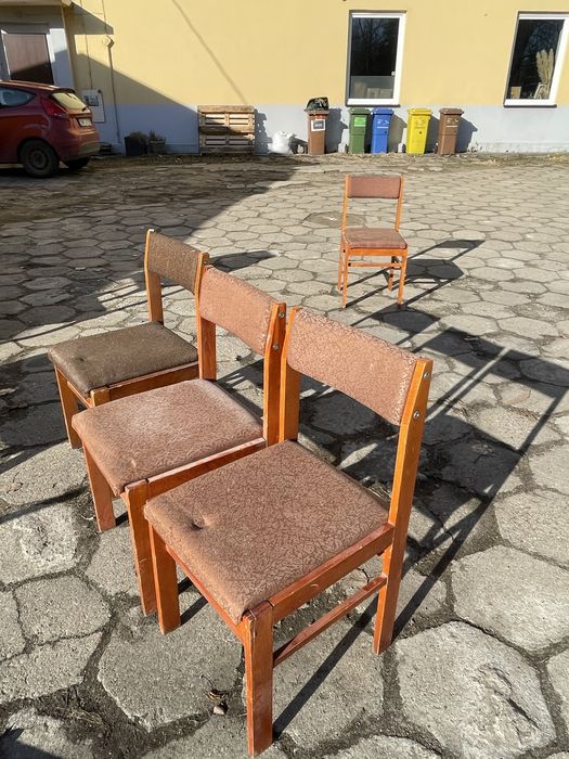 Stare krzesła PRL