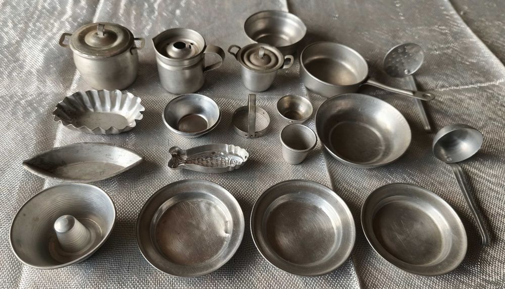 Lote de miniaturas em alumínio