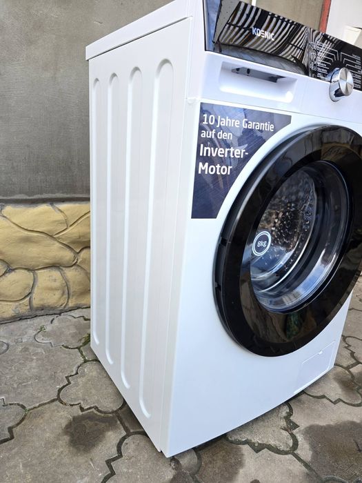 Вузька пральна машинка Koenic KWM 8142 A INV  на 8кг!2024 рік