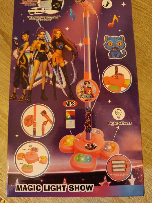 Microfone das guerreiras do K-pop