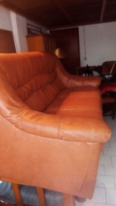 genuine leather sofa