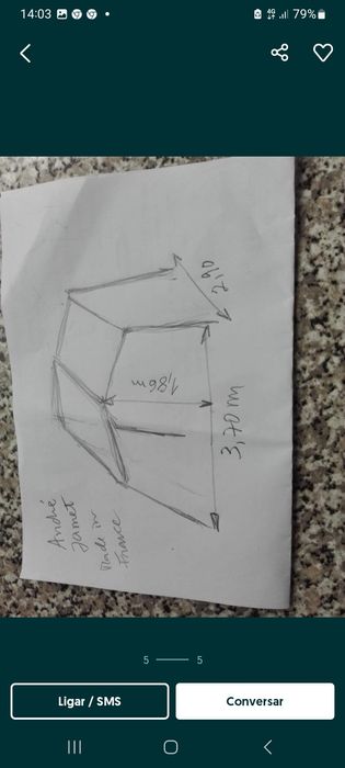 Tenda de campismo modelo André Jamet